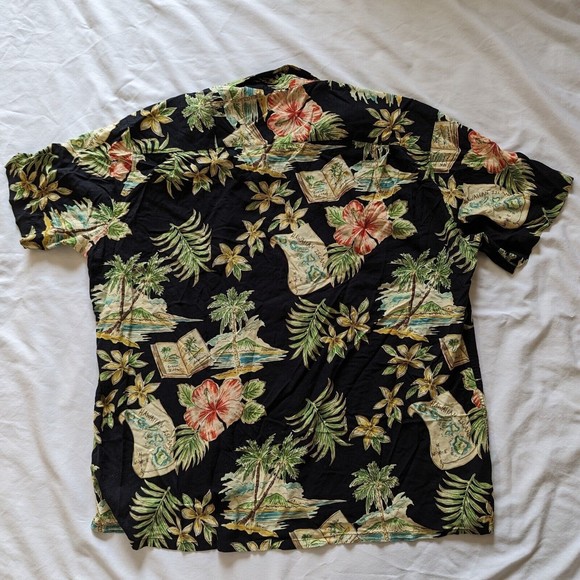 Batik Bay Hawaiian Shirt Tropical All Over Print Mens Size XXL 2XL Easy Care - Picture 2 of 6